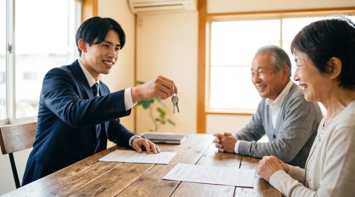 不動産売買仲介（鍵のお引き渡し）