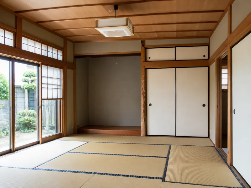 貸せる状態に整えられた和室