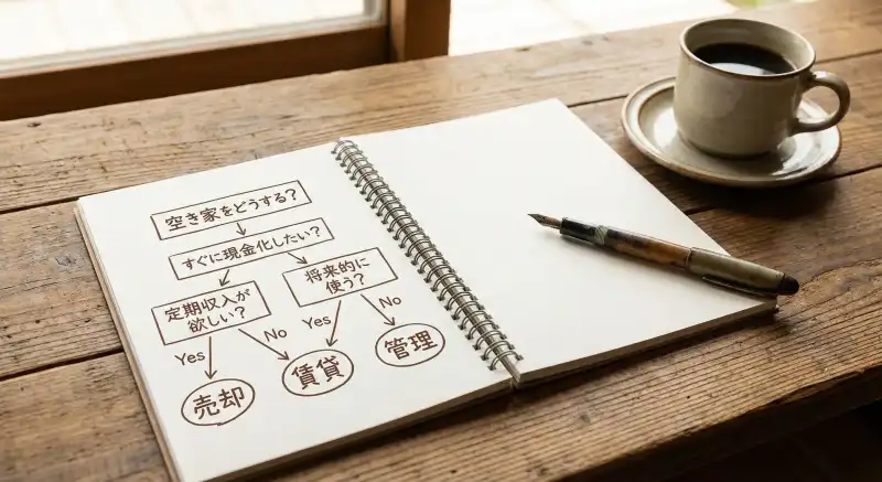 判断フローチャートのイメージ