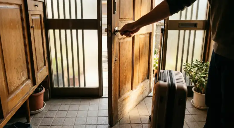 帰省時の空き家チェックのイメージ