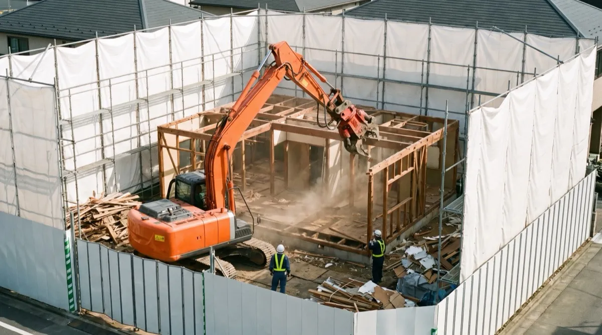 解体工事のイメージ