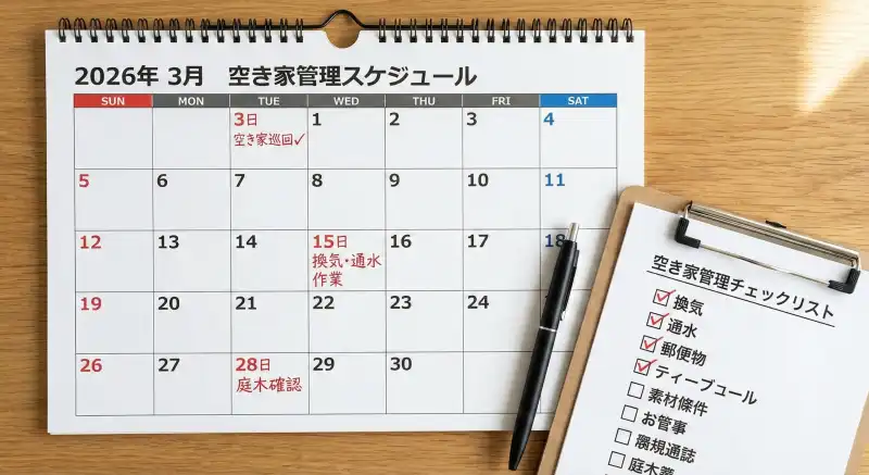 管理スケジュールのイメージ