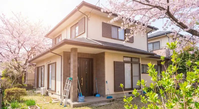 春の空き家管理イメージ